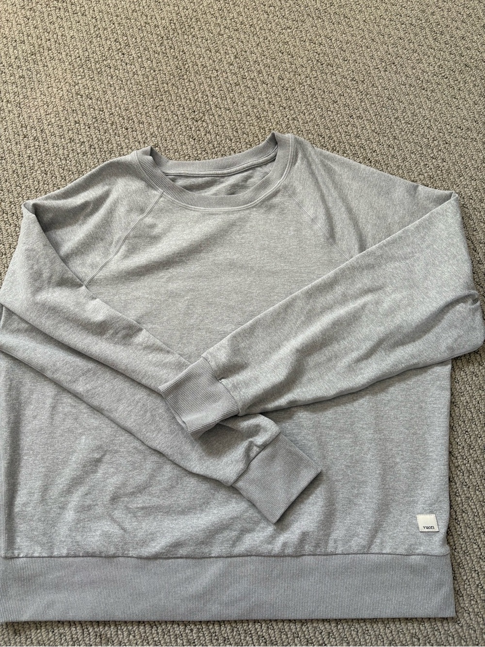 Vuori Gray Crewneck Sweatshirt